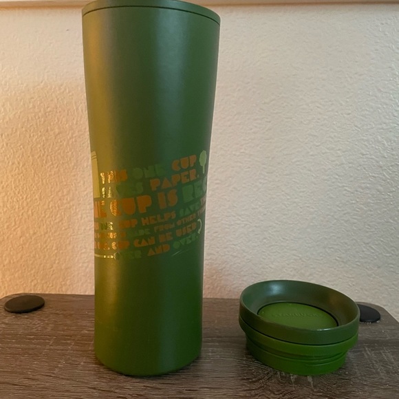 Vintage Starbucks green 2010
Saves Trees tumbler - Picture 11 of 11